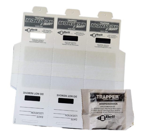 Trapper Monitor and Insect Trap - pack of 5 cards (3 perforations per card)