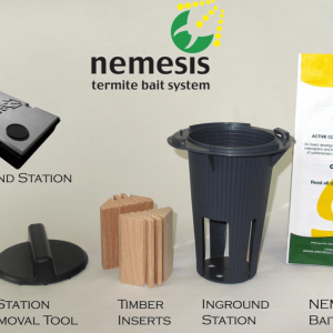 Nemesis: In-ground Termite Baiting Station with Timber - Pack of 3