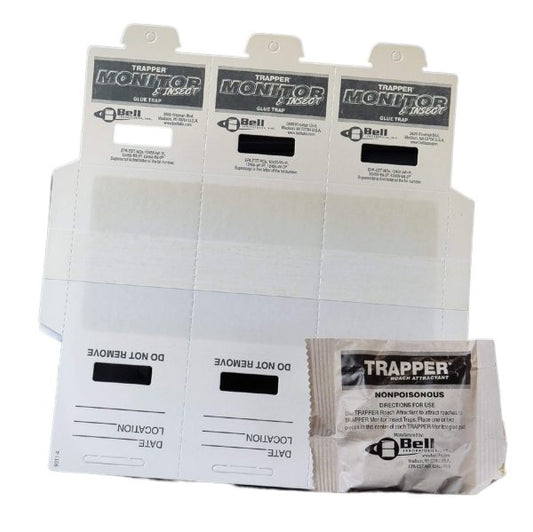 Trapper Monitor and Insect Trap - pack of 5 cards (3 perforations per card)